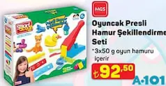MGS OYUNCAK PRESLİ HAMUR ŞEKİLLENDİRME SETİ